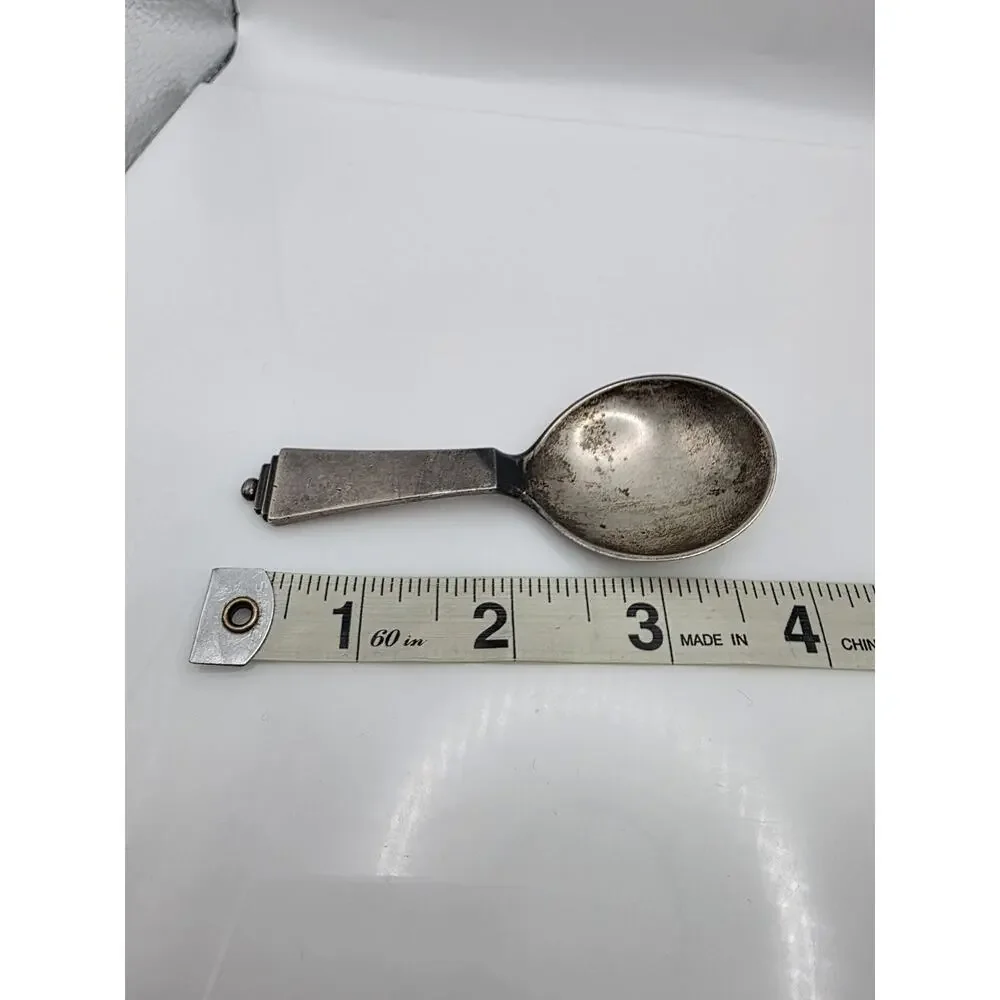 Vintage Georg Jensen Sterling Silver 925 Pyramid Spoon